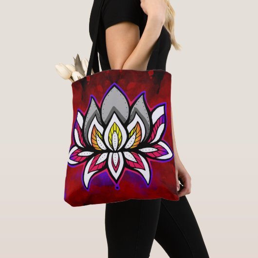 Rainbow Lotus Tote Bag (Dichtbij)