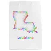 Rainbow Louisiana-kaart Medium Cadeauzakje (Voorkant)