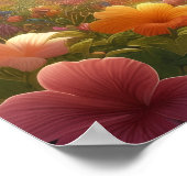 Rainbow Love All Over The World on a Wall Poster (Hoek)