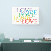 RAINBOW LOVE Banner 2.5'x4' (Beurs)