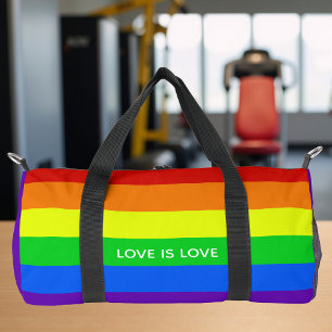 Rainbow Love beroemd gemaakt door Love Gay Pride Plunjezak