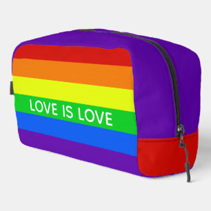 Rainbow Love beroemd gemaakt door Love Gay Pride Toilettasje