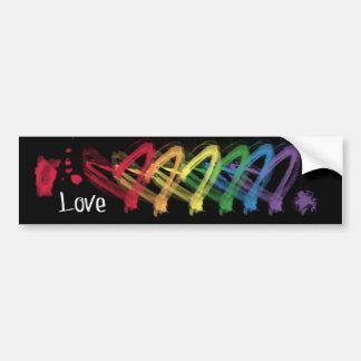 Rainbow Love Bumpersticker