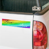 Rainbow Love Bumpersticker (Op Truck)