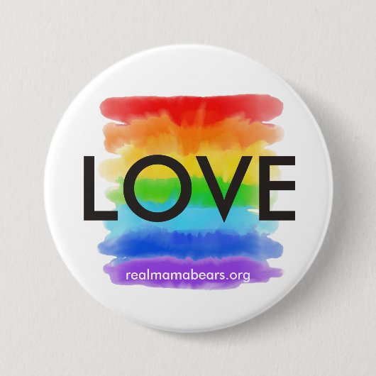 Rainbow Love Button (Voorkant)