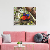 Rainbow Love Canvas Afdruk (Insitu (Woonkamer))