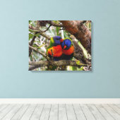 Rainbow Love Canvas Afdruk (Insitu (Houten vloer))