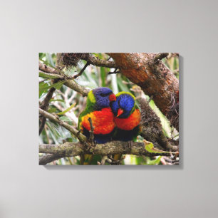 Rainbow Love Canvas Afdruk