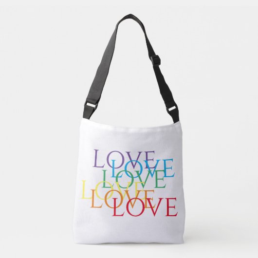 RAINBOW LOVE CROSSBODY TAS (Voorkant)