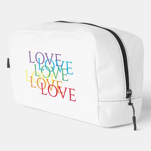 RAINBOW LOVE Dopp Kit Bag Toilettasje (Rechterhoek)