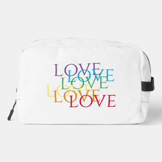 RAINBOW LOVE Dopp Kit Bag Toilettasje (Achterkant)