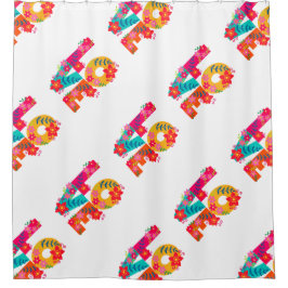 Rainbow Love Douchegordijn