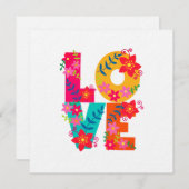 Rainbow Love Flat Kaart (Voorkant / Achterkant)