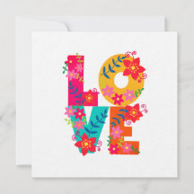 Rainbow Love Flat Kaart