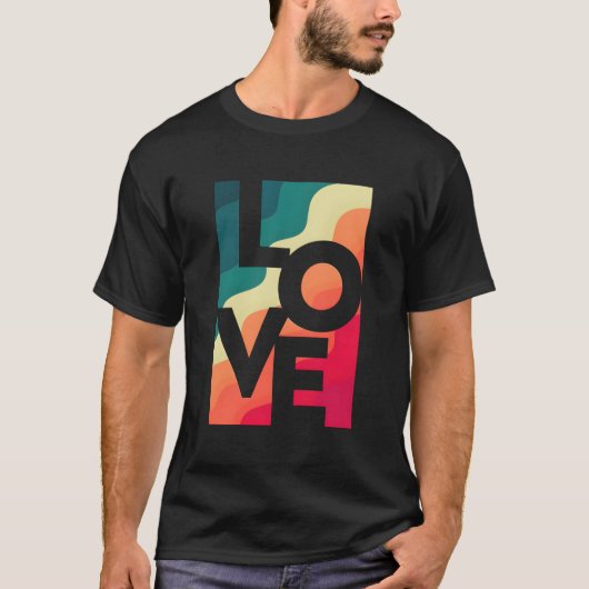 Rainbow Love Gay LGBT Diversiteit Inclusie Gelijkh T-shirt (Voorkant)