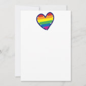 Rainbow Love Gay Pride Heart Kaart (Voorkant)