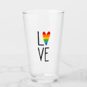 Rainbow Love Glas (Voorkant)