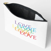 RAINBOW LOVE grote accessoire zaktas Etui (Open)