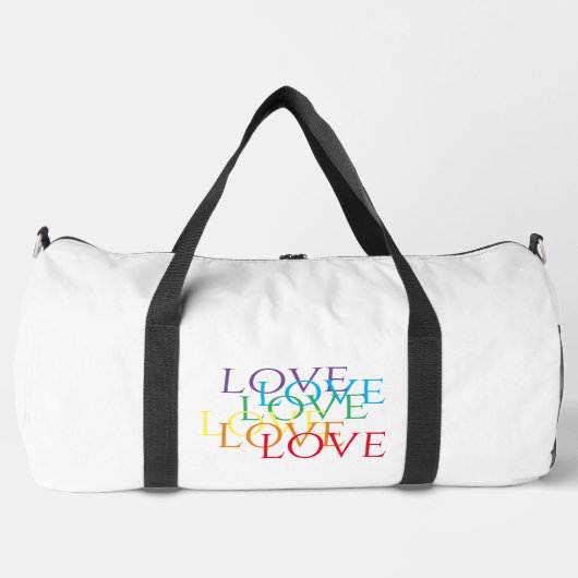 RAINBOW LOVE grote plunjezak (Voorkant)
