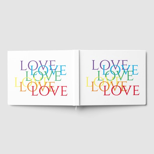 RAINBOW LOVE Guestbook Gastenboek (Volledig)