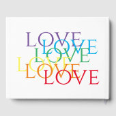 RAINBOW LOVE Guestbook Gastenboek (Achterkant)