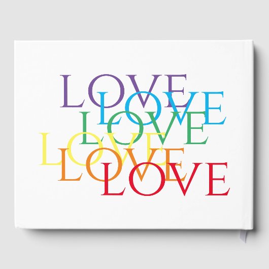 RAINBOW LOVE Guestbook Gastenboek (Achterkant)