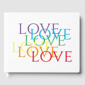 RAINBOW LOVE Guestbook Gastenboek (Voorkant)