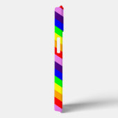 Rainbow Love Heart Classic Pride Dynamic Stripes Case-Mate iPhone Case (Achterkant / Rechts)