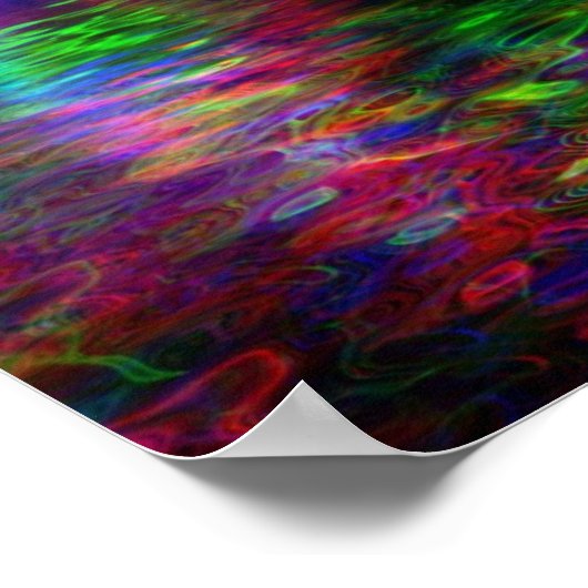 Rainbow Love Heart Poster (Hoek)