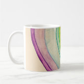 Rainbow Love Hearts Art Coffee Mok Cup (Links)