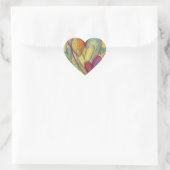 Rainbow Love Hearts Art Custom Decal Stickers (Tas)