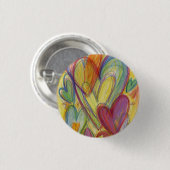 Rainbow Love Hearts Button of Lapel Pins (Voorkant /achterkant)