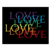 RAINBOW LOVE II 25x20 Poster (Voorkant)
