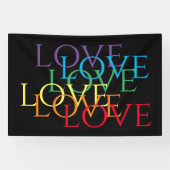 RAINBOW LOVE II 4x6 Banner (Horizontaal)