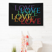 RAINBOW LOVE II 4x6 Banner (Insitu)