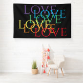 RAINBOW LOVE II 6'x10' Banner (Insitu)