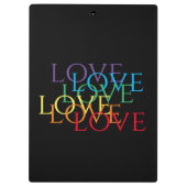 RAINBOW LOVE II Klembord (Achterkant)