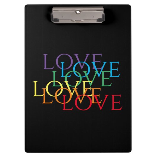 RAINBOW LOVE II Klembord (Voorkant)