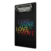 RAINBOW LOVE II Mini Klembord (Angled2)