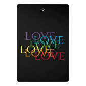 RAINBOW LOVE II Mini Klembord (Achterkant)