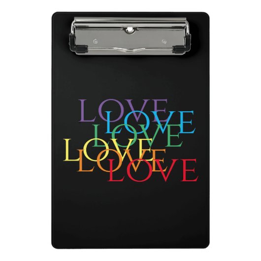 RAINBOW LOVE II Mini Klembord (Voorkant)
