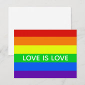 Rainbow Love is Love Gay Pride LGBTQ Beauful (Voorkant / Achterkant)