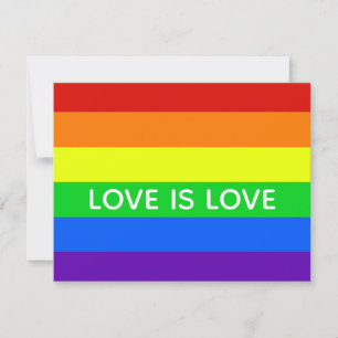 Rainbow Love is Love Gay Pride LGBTQ Beauful