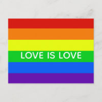 Rainbow Love is Love Gay Pride LGBTQ Beauful