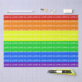 Rainbow Love is Love Gay Pride LGBTQ Beauful Tissuepapier (Craft)