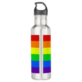 Rainbow Love is Love Gay Pride LGBTQ Beauful Waterfles (Achterkant)