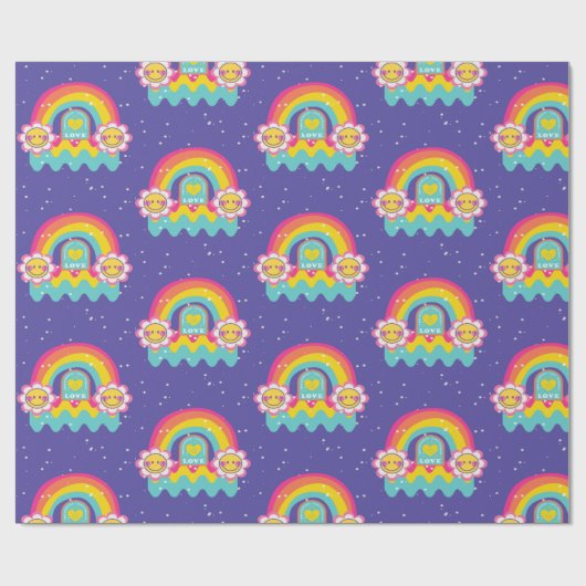 Rainbow Love jezelf Cadeaupapier (Vlak)