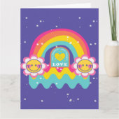 Rainbow Love jezelf Kaart (Voorkant)