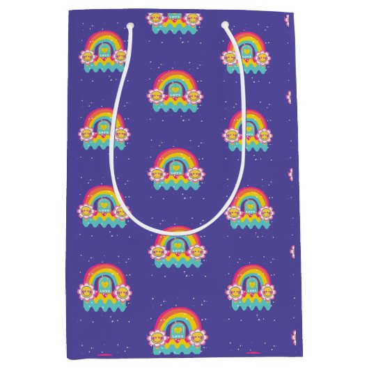 Rainbow Love jezelf Medium Cadeauzakje (Voorkant)