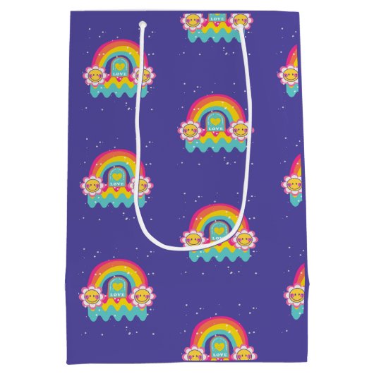 Rainbow Love jezelf Medium Cadeauzakje (Achterkant)